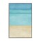 Stupell Industries Abstract Beach Coastal Color Block Framed Giclee, design by Martina Pavlova